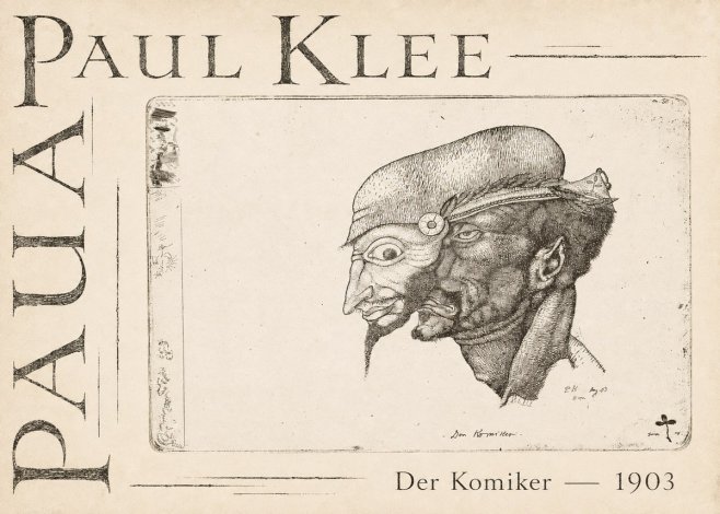 Paul Klee Der Komiker No3 - Plakát