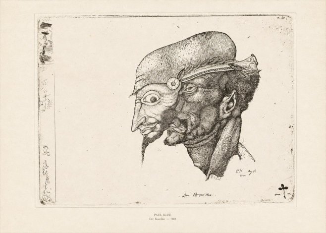 Paul Klee Der Komiker No6 - Plakát
