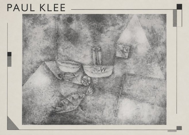 Paul Klee Boats at the Shore No1 - Plakát