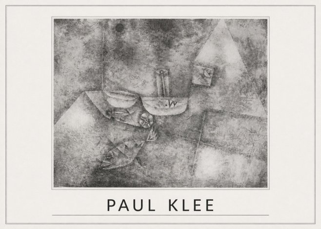 Paul Klee Boats at the Shore No5 - Plakát