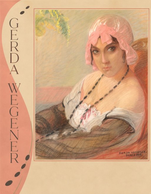 Gerda Wegener Woman in a Pink Bonnet No5 - Plakát