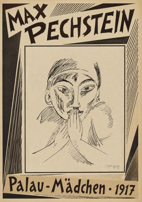 Max Pechstein Palau-mädchen No2 - Plakát