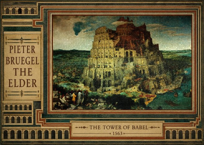 Pieter Bruegel The Tower of Babel XV No3 - Plakát