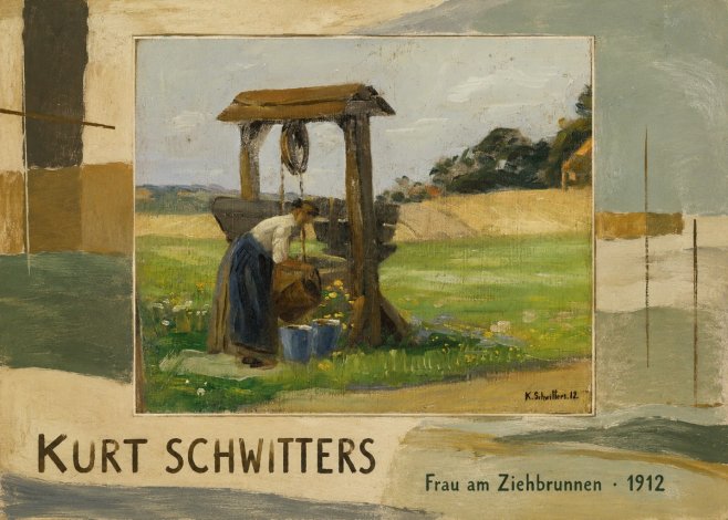 Kurt Schwitters Frau Am Ziehbrunnen No3 - Plakát