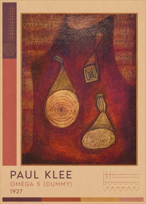 Paul Klee Omega 5 (Dummy) No2 - Plakát