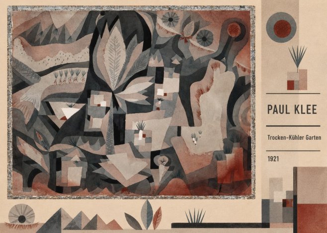 Paul Klee Trocken-kühler Garten No2 - Plakát