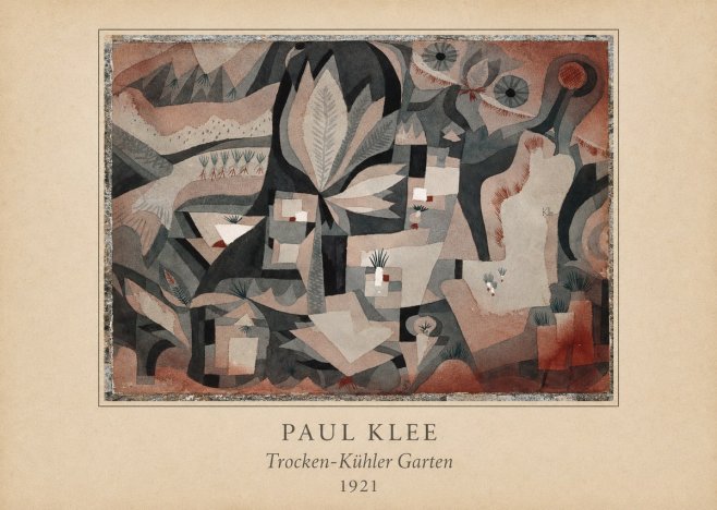 Paul Klee Trocken-kühler Garten No4 - Plakát