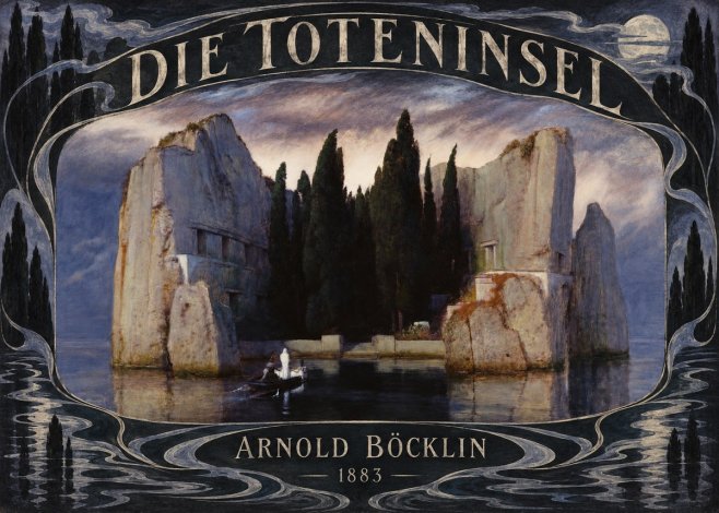 Arnold Böcklin Die Toteninsel V No6 - Plakát