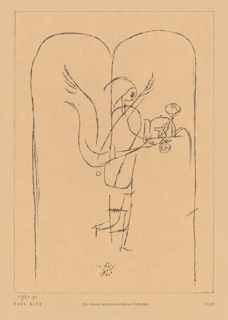 Paul Klee Ein Genius Serviert Ein Kleines Frühstück No5 - Plakát