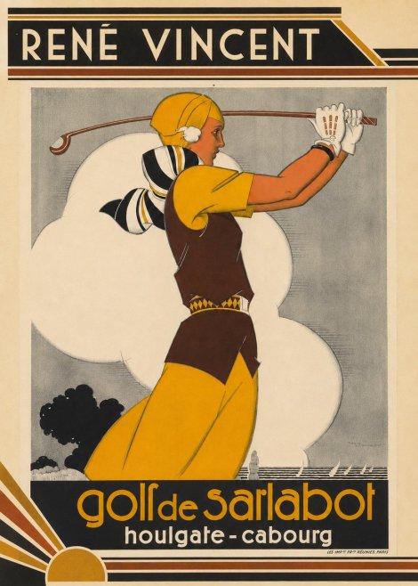 René Vincent Golf De Sarlabot No4 - Plakát