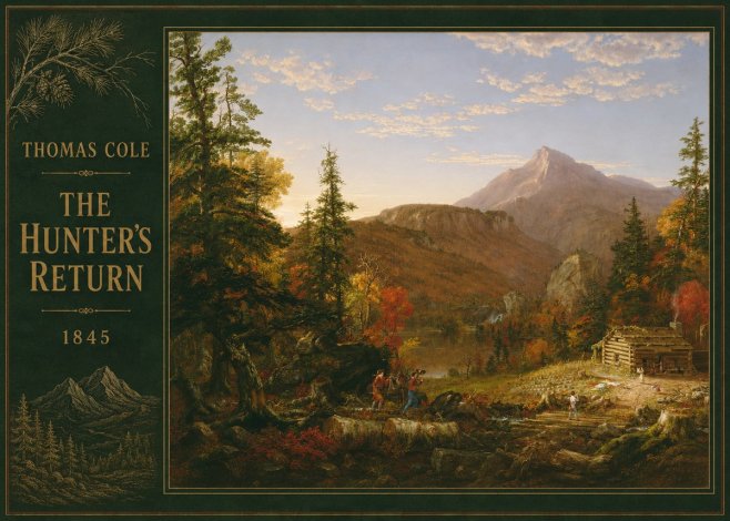 Thomas Cole The Hunter's Return II No4 - Plakát