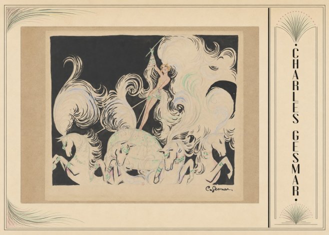 Charles Gesmar Art Deco Fantasy No3 - Plakát