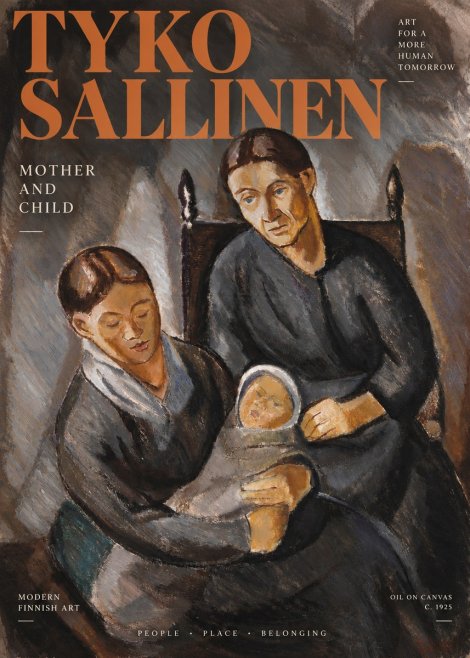 Tyko Sallinen Mother and Child No3 - Plakát
