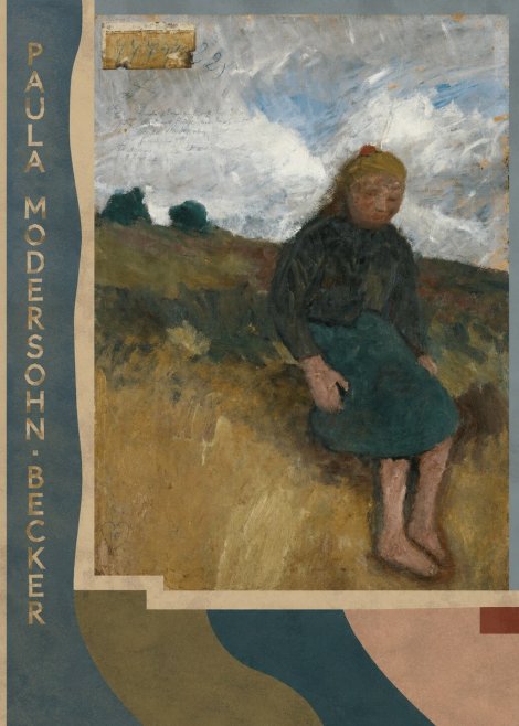Paula Modersohn-Becker Seated Girl in the Moor No3 - Plakát