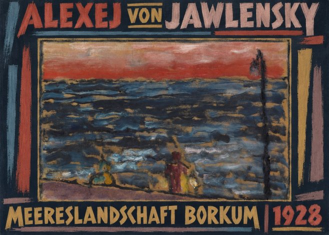 Alexej von Jawlensky Meereslandschaft Borkum No5 - Plakát