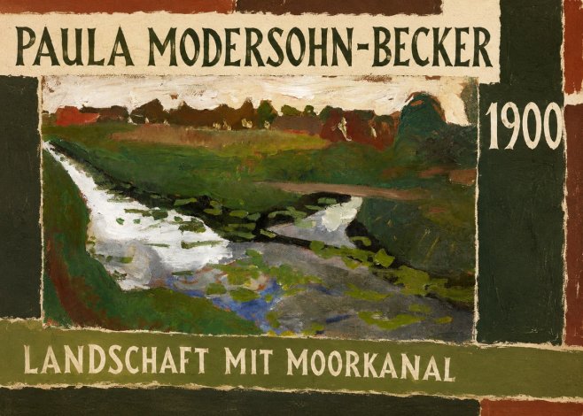 Paula Modersohn-Becker Landschaft Mit Moorkanal No3 - Plakát