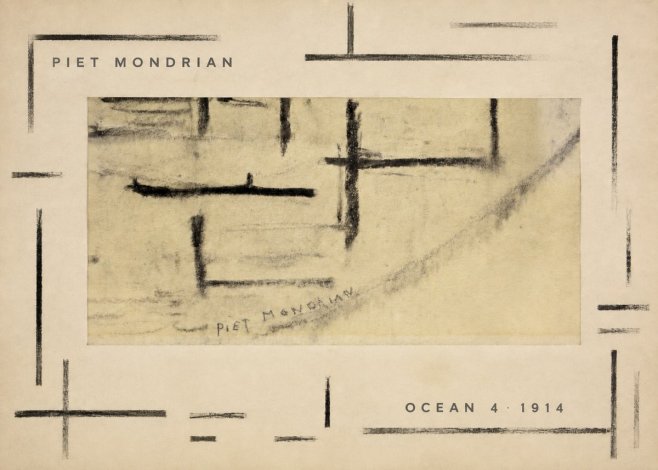Piet Mondrian Ocean 4 No3 - Plakát
