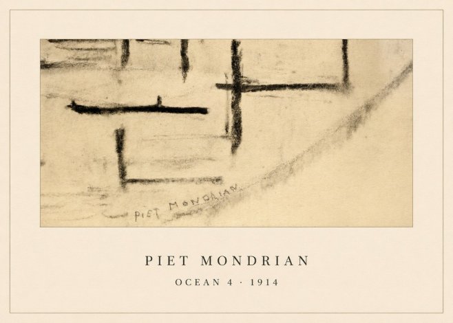 Piet Mondrian Ocean 4 No5 - Plakát