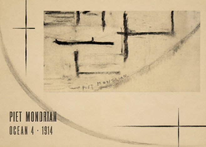 Piet Mondrian Ocean 4 No6 - Plakát