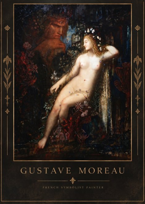 Gustave Moreau Hélène No6 - Plakát