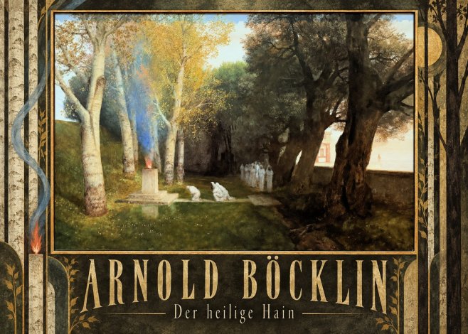 Arnold Böcklin Der Heilige Hain II No5 - Plakát