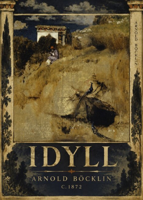Arnold Böcklin Idyll - Fragment Eines Wandschirms No6 - Plakát