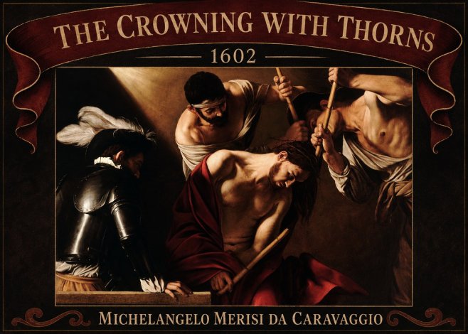 Michelangelo Merisi da Caravaggio The Crowning with Thorns II No4 - Plakát