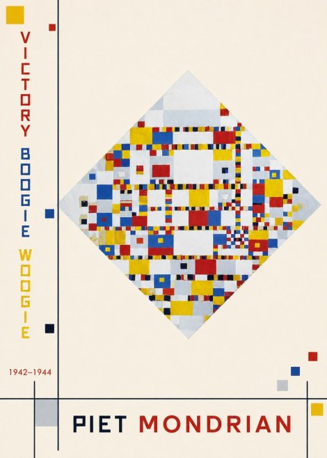 Piet Mondrian Victory Boogie Woogie No2 - Plakát