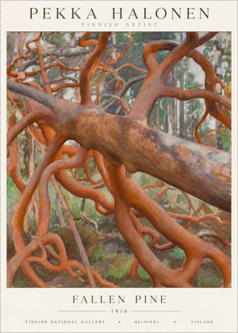 Pekka Halonen Fallen Pine No1 - Plakát