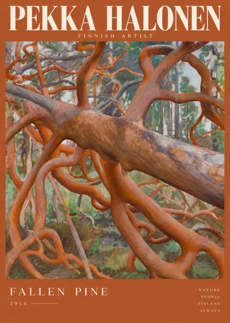 Pekka Halonen Fallen Pine No2 - Plakát