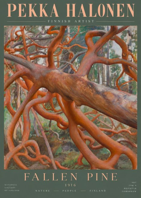 Pekka Halonen Fallen Pine No5 - Plakát
