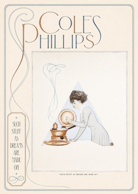 Coles Phillips Such Stuff as Dreams Are Made On No2 - Plakát