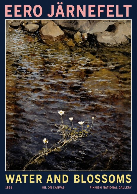Eero Järnefelt Water and Blossoms No2 - Plakát
