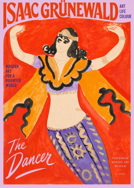 Isaac Grünewald The Dancer I No2 - Plakát