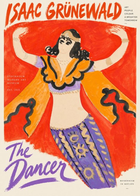 Isaac Grünewald The Dancer I No4 - Plakát