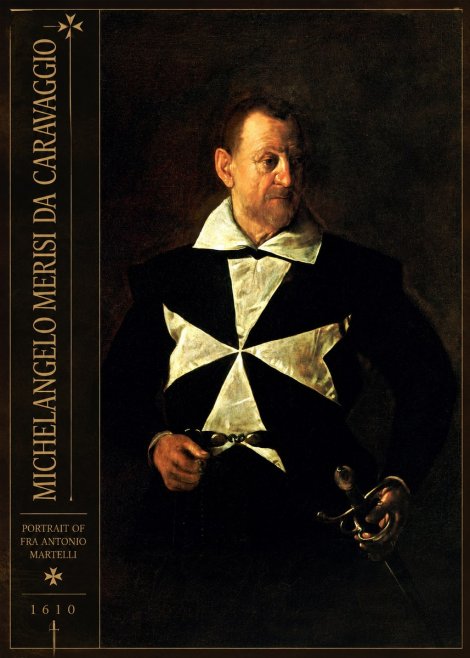 Michelangelo Merisi da Caravaggio Portrait of Fra Antonio Martelli No2 - Plakát