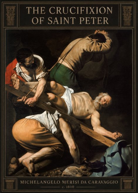 Michelangelo Merisi da Caravaggio The Crucifixion of Saint Peter IV No3 - Plakát