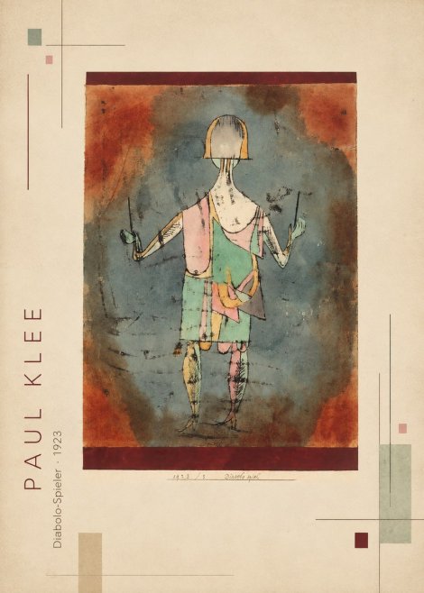 Paul Klee Diabolo-spieler No2 - Plakát