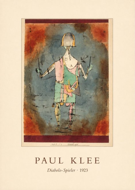 Paul Klee Diabolo-spieler No3 - Plakát