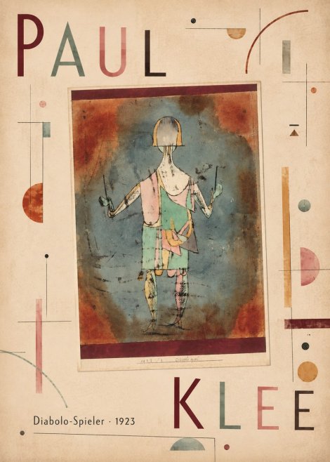 Paul Klee Diabolo-spieler No4 - Plakát