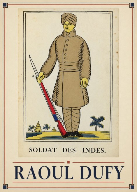 Raoul Dufy Soldat Des Indes. No1 - Plakát