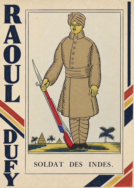 Raoul Dufy Soldat Des Indes. No4 - Plakát