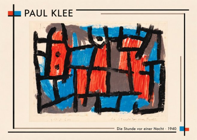 Paul Klee Die Stunde Vor Einer Nacht No2 - Plakát