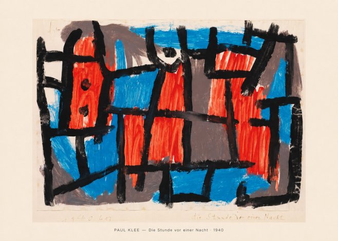 Paul Klee Die Stunde Vor Einer Nacht No5 - Plakát