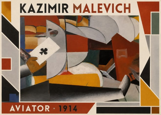 Kazimir Malevich Aviator No1 - Plakát