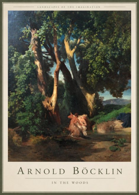 Arnold Böcklin In the Woods No2 - Plakát