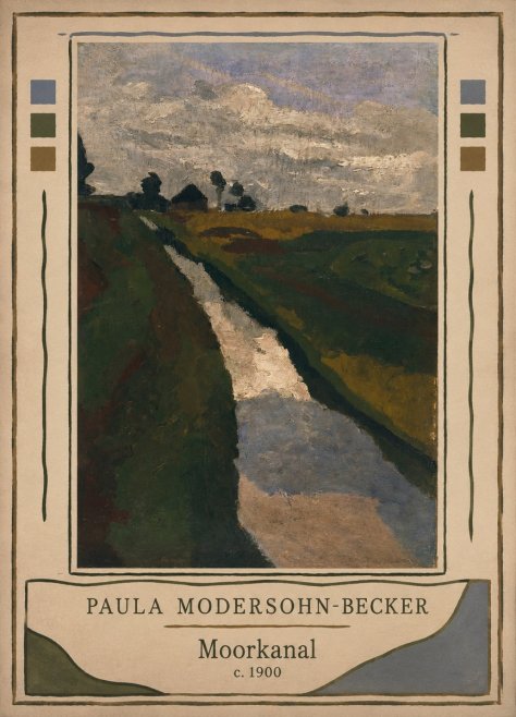 Paula Modersohn-Becker Moorkanal No2 - Plakát
