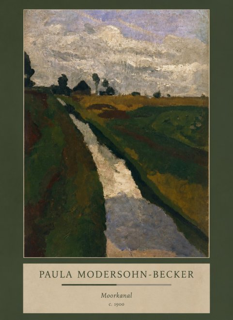 Paula Modersohn-Becker Moorkanal No3 - Plakát