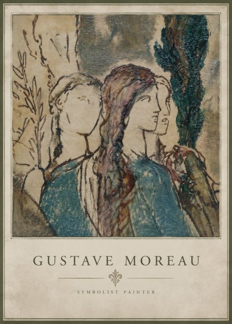 Gustave Moreau Untitled II No3 - Plakát