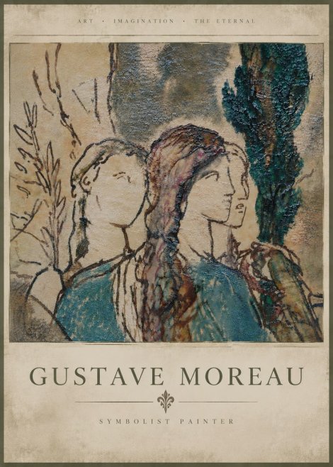 Gustave Moreau Untitled II No6 - Plakát
